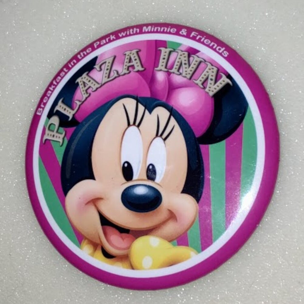 Disney Parks Plaza Inn Minnie Button